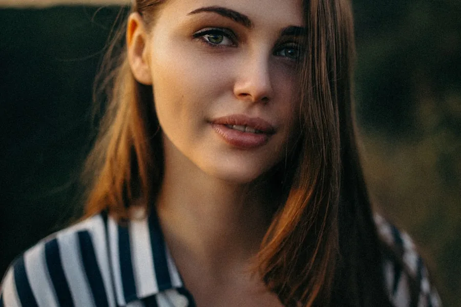 Portrait photography session